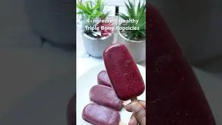 Healthy Dessert: 4-ingredient Triple Berry Popsicles🤩 #healthyrecipes #healthydessert #easyrecipes