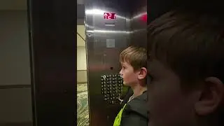 27 floor ThyssenKrupp Elevators with rounded corners at Magnolia Hotel Dallas Downtown, Texas