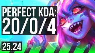 BRIAR vs KAYN (JGL) | Perfect KDA: 20/0/4 | KR Master | 25.24