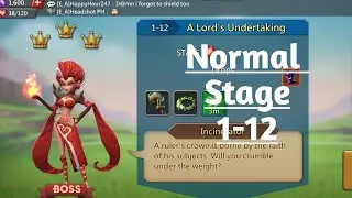 Lords mobile Normal Stage 1-12 f2p |A Lords Undertaking stage 1-12