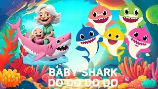 Colorful Baby Shark Dance for Kids 🎵 | Learn Colors in the Ocean 🌊