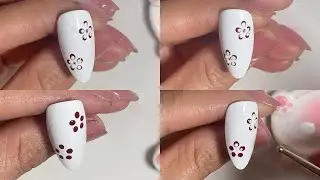 Tutorial de arte de u&ntilde;as floral: &iexcl;No creer&aacute;s lo simple que es este dise&ntilde;o de u&ntilde;as de flor de cerezo!