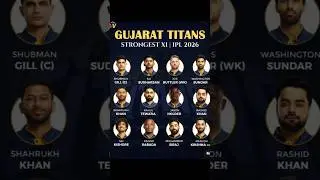 Gujarat Titans Squad 2026 🏏 | GT Team 2026#cricket #shorts