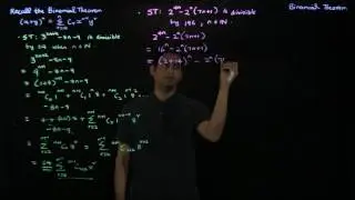 Video 4: Divisibility Results Based on the Binomial Theorem