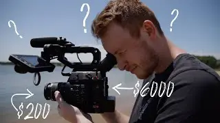 $6000 Camera with a $200 Lens (Surprisingly GOOD?!) Canon C200 10-bit RAW Test Footage