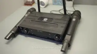 DIGIMORE Dual UHF Wireless Microphone System | 324ft Range | Metal Body | Cardioid Pickup(D-310 Pro)