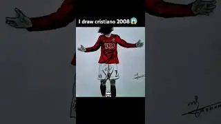 I draw cristiano ronaldo 2008 💀 #football #cr7 #cristiano #ronaldo #shorts #video #usa