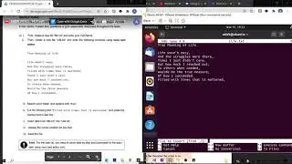 Exercise Subtopic 3.4 Text Editor In Gnome UBUNTU