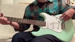 2018 Squier Affinity Strat Surf Green Indonesia
