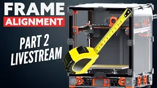 Voron 350mm 3D Printer Build Part 2: squaring the frame