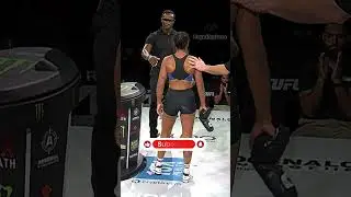 Prepare yourself for the shock she's different #ufc #shorts #powerslap