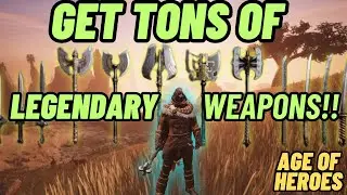 Conan exiles age of heroes Best method to farm legendary weapons.