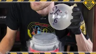 Freezing Deep Voice Gas! TKOR Explores Hexafluoride, The Low Voice Gas Science Experiment!