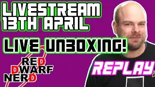 Red Dwarf Smegazines Live Unboxing | Livestream 13/04/2023