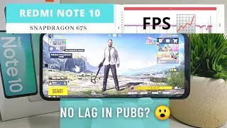 Redmi Note 10 PUBG Mobile Gaming Test - Stable FPS + Gyroscope