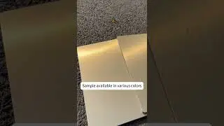 Glossy PET Metal Film WPC Wall Panel