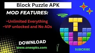 Block Puzzle Mod APK 1.7.2 Unlimited Everything