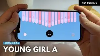 Young Girl A - Siinamota | Kalimba Easy Tutorial With Keylimba App