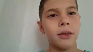 Young boy did hardest push-up.