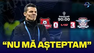 Costel G&acirc;lcă, surprins după Hermannstadt - Rapid 0-3: &rdquo;Nu mă așteptam!&rdquo;