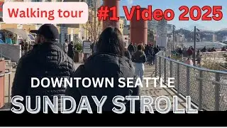 BEST! 2025 Walking Downtown Seattle unedited 4K #walkingtour