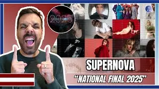 Latvia National Final 🇱🇻 Supernova | Eurovision 2025 | REACTION