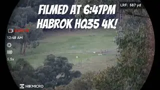 Shoulder light test with the HIKMICRO Habrok HQ35 4K Binoculars - Simply stunning!