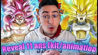 LIVE : ON DÉCOUVRE LE REVEAL DES 11 ANS sur DOKKAN BATTLE (Kit et Animation)
