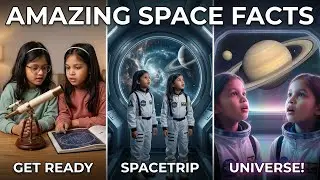 Innu and Ridu Explore Space 🚀 | Amazing Space Facts for Kids