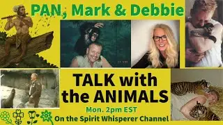 Join Mark & Pan with Debbie (Freebird Spirit) Monday 3/10/25 at 2:00 pm EST. for Animal Readings!