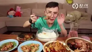 MUKBANG KOREAN - Chicken Fever || G&agrave; Sốt Phomai