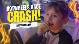 Hot Wheels race crash!