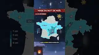 ❄️ Neige en plaine cette nuit de No&euml;l 2025 🎅🏻