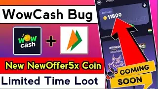🔥Wow Cash App New Bug | New Earning App Today 2025 | Wowcash App | New Earning Apps Today