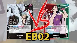 [EB02] Black Smoker vs RG Smoker!! Round 2 Store Tournament One Piece TCG