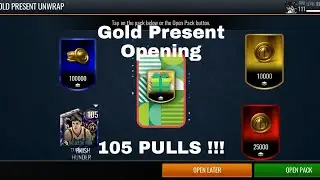 GOLD PRESENT OPENING IN NBA LIVE MOBILE 20