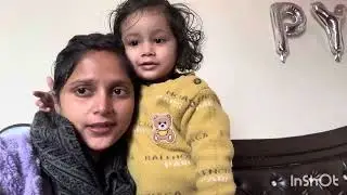 Mujhe achanak se kya ho gya🥹tabiyat kharab me akele bache ko care krna bahut Muskil ho jaata h#vlog 