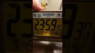 #alarm and #LED #backlight on #vintage #casio #clock model DQ-982N