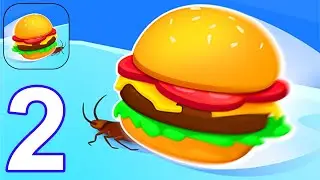 Burger Rush - Gameplay Part 2 All Levels 8-12 (Android, iOS)