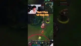 Rank 1 Fiora 1v3 Triple Kills #14fiora #fiora