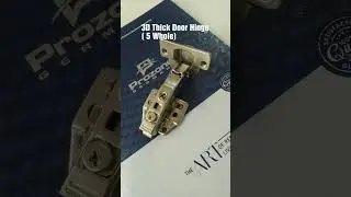 Thick Door Hinge 3D #kitchen