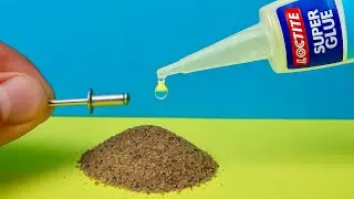 Mix Sand and Super Glue.You Will Be Amazed With The Results 