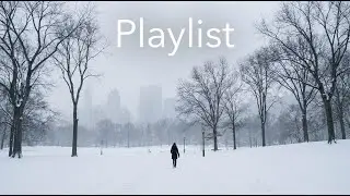 Playlist 눈 내린 뉴욕 센트럴 파크 혼자하는 산책 | 공부 명상과 집중을 위한 힐링 재즈| Walking Alone in Snowy Central Park 플레이리스트