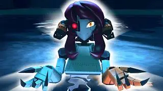 Sentry Girl Goes For A Swim