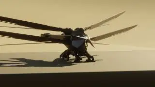 DUNE Ornithopter Start-up and Flight - fan animation