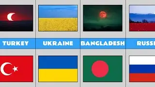 Countries Flag in Nature