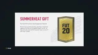 FREE ULTIMATE PACK Summer Heat Gift FIFA 20