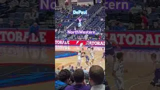 DePaul vs northwestern #northwesternwildcats #depaul #big10 #bigeast #basketball