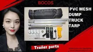 Trailer parts :pvc mesh dump truck tarp#shorts#Trailer parts
