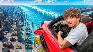 Testing Cars VS Huge Flood..